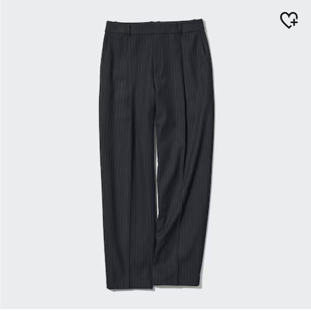 NWT UNIQLO WOMEN HEATTECH PLEATED TAPERED PANTS